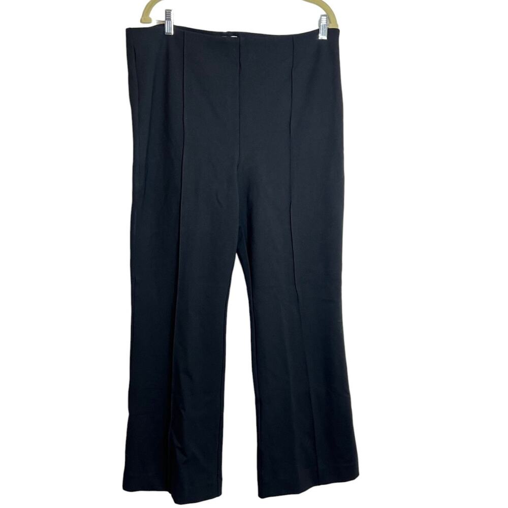 Maeve Anthropologie Margot Pants Womens XLT Black Pull On Stretch Knit